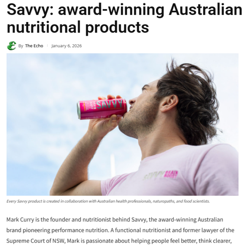 Award-winning Australian nutrition products