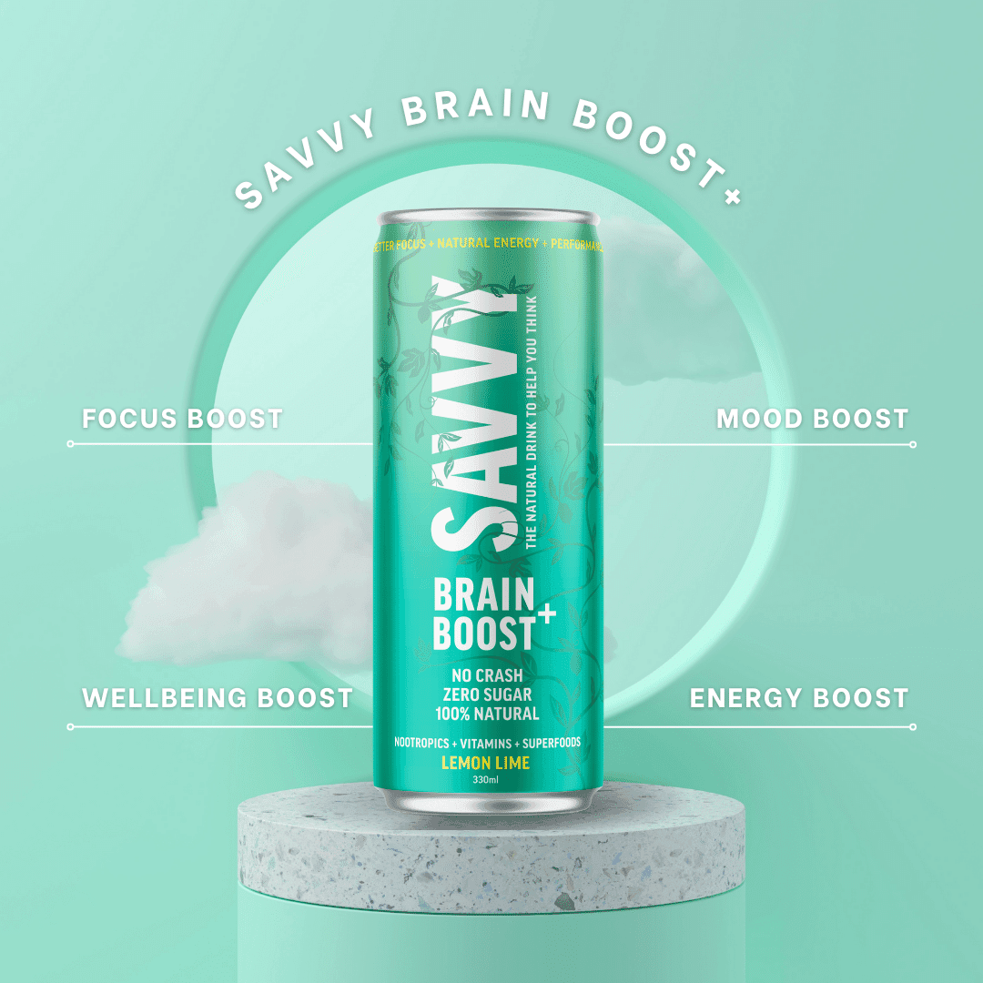 Savvy Brain Boost | Nootropic for Focus & Mental Clarity | Zero Sugar ...