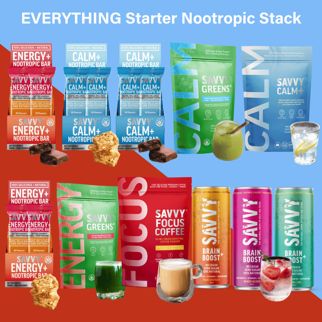 EVERYTHING Starter Nootropic Stack | For Energising Or Calming Your Mind