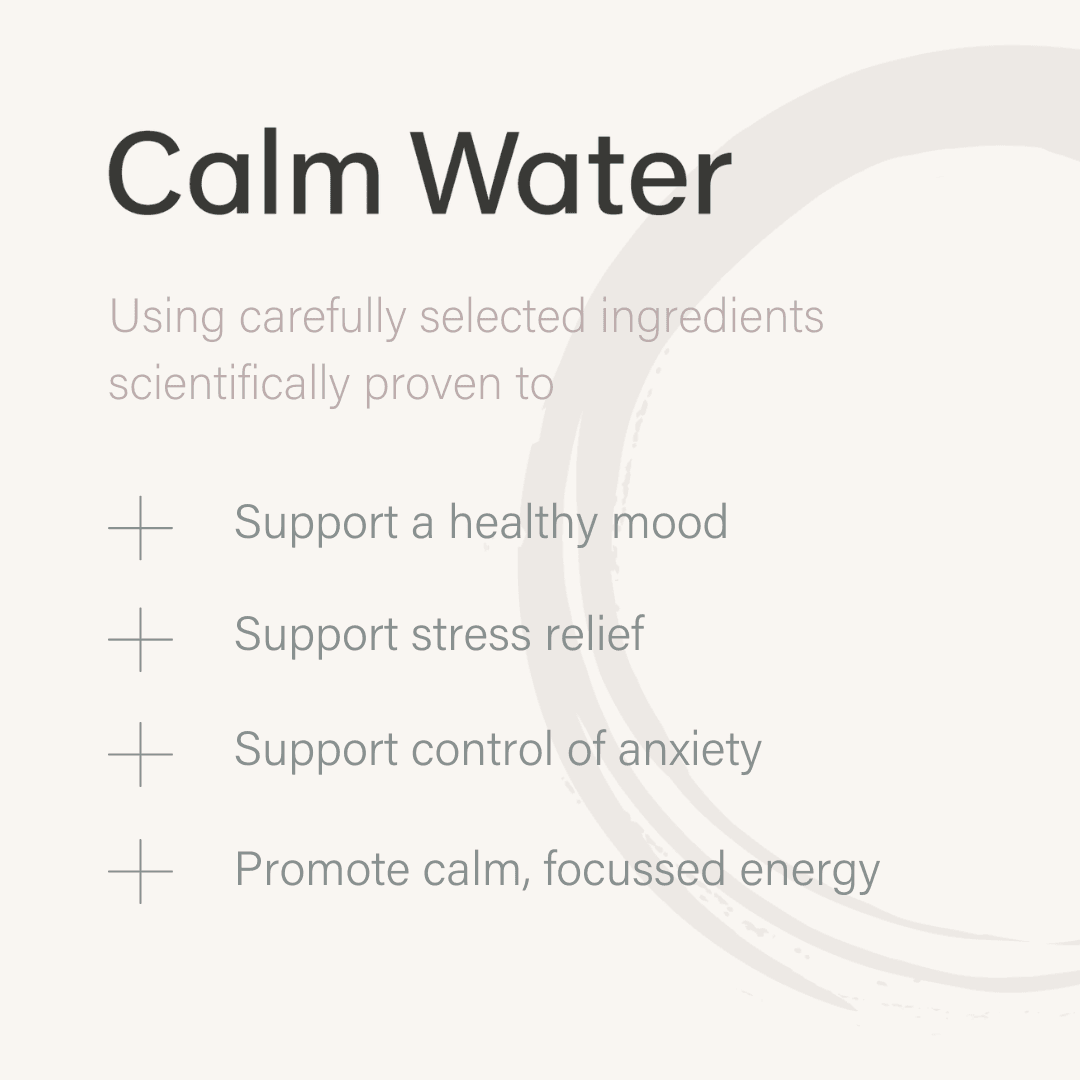 Calm+ Water Functional Mental Health Supplement - Savvy Beverage