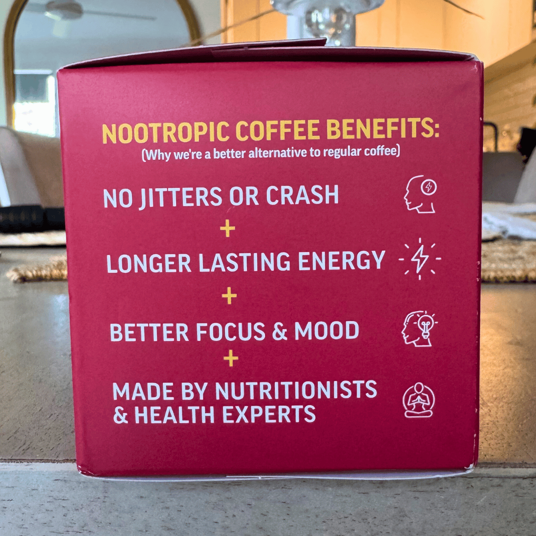 Coffee Pod Machine + 80 Double-Shot Nootropic Coffee Bundle Subscription